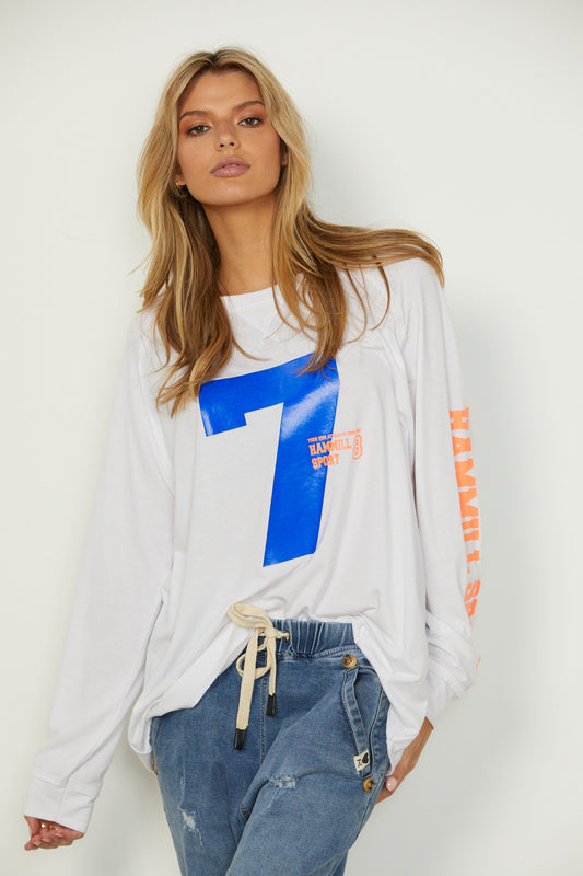 Hammill Sport Long Sleeve Tee - White