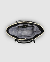 Load image into Gallery viewer, Bristol Raffia Tote Bag Black