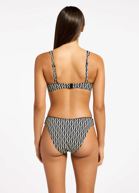Spring Geo Underwire Triangle Bikini Top