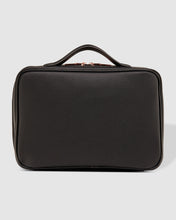 Load image into Gallery viewer, Georgie Cosmetic Case Black