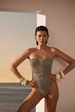 Load image into Gallery viewer, belt fane one piece sage tiger