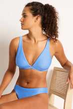 Load image into Gallery viewer, M&L Rib Up To A Dd Long Line Tri Riviera Blue