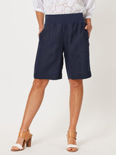 Load image into Gallery viewer, Jordon Linen Short Navy