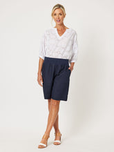 Load image into Gallery viewer, Jordon Linen Short Navy