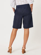 Load image into Gallery viewer, Jordon Linen Short Navy
