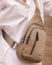 Load image into Gallery viewer, Boyd Nylon Sling Bag Beige