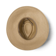 Load image into Gallery viewer, Lorn Wide Brim Fedora Hat Khaki