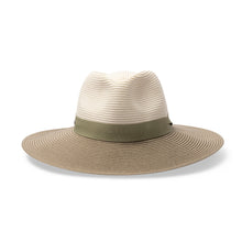 Load image into Gallery viewer, Maui Wide Brim Fedora Hat Mix Ivory/Khaki