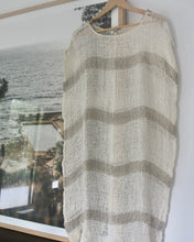 Load image into Gallery viewer, Carol Kaftan Netta Latte Bianco Stripe