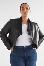 Load image into Gallery viewer, Fine Leather Jacket Black