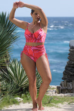 Load image into Gallery viewer, Les Fauves Degus Underwire midriff bikini top Red