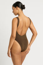 Load image into Gallery viewer, mara one piece Cocoa Lurex