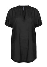 Load image into Gallery viewer, COTTON OVER SHIRT BLACK