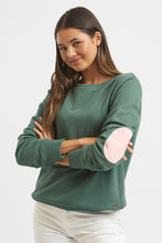 Load image into Gallery viewer, Classic Cotton Sweatshirt - Leaf &amp; Coral