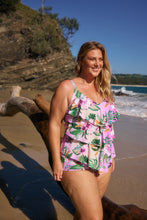 Load image into Gallery viewer, Honolulu 3 Tier Tankini Top