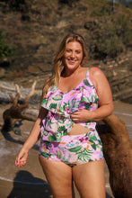 Load image into Gallery viewer, Honolulu 3 Tier Tankini Top