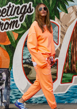 Load image into Gallery viewer, Capri Neon Orange Sweat