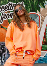 Load image into Gallery viewer, Capri Neon Orange Sweat