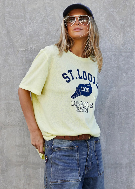 St Louis Tee - Lemon