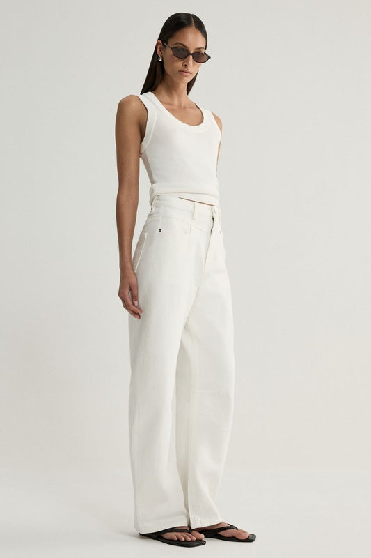Chelsea Denim Jean Ivory