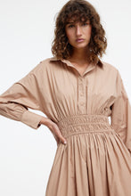 Load image into Gallery viewer, Emma Shirt Dress - Almond