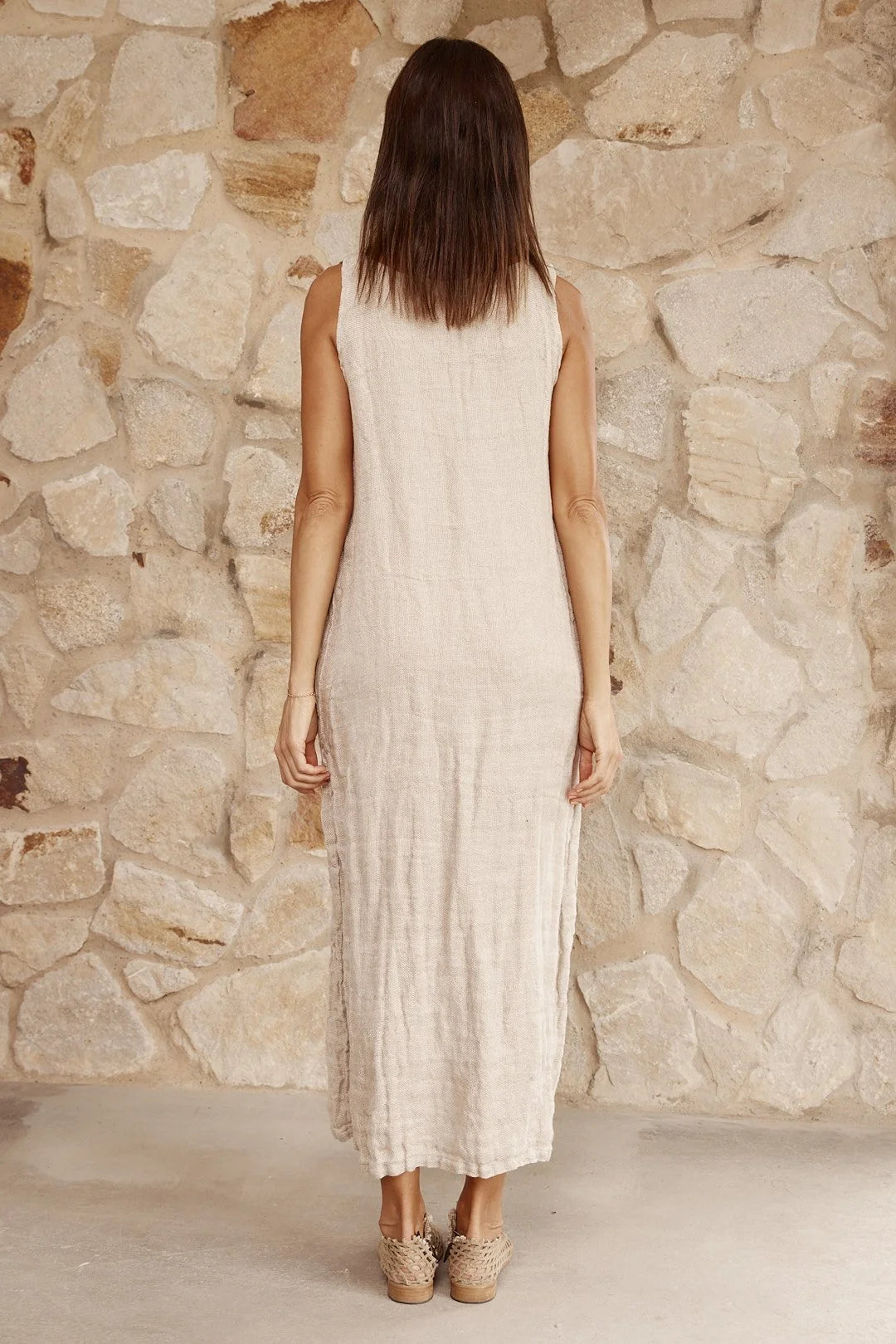 Tank Dress Maxi Aida Naturale