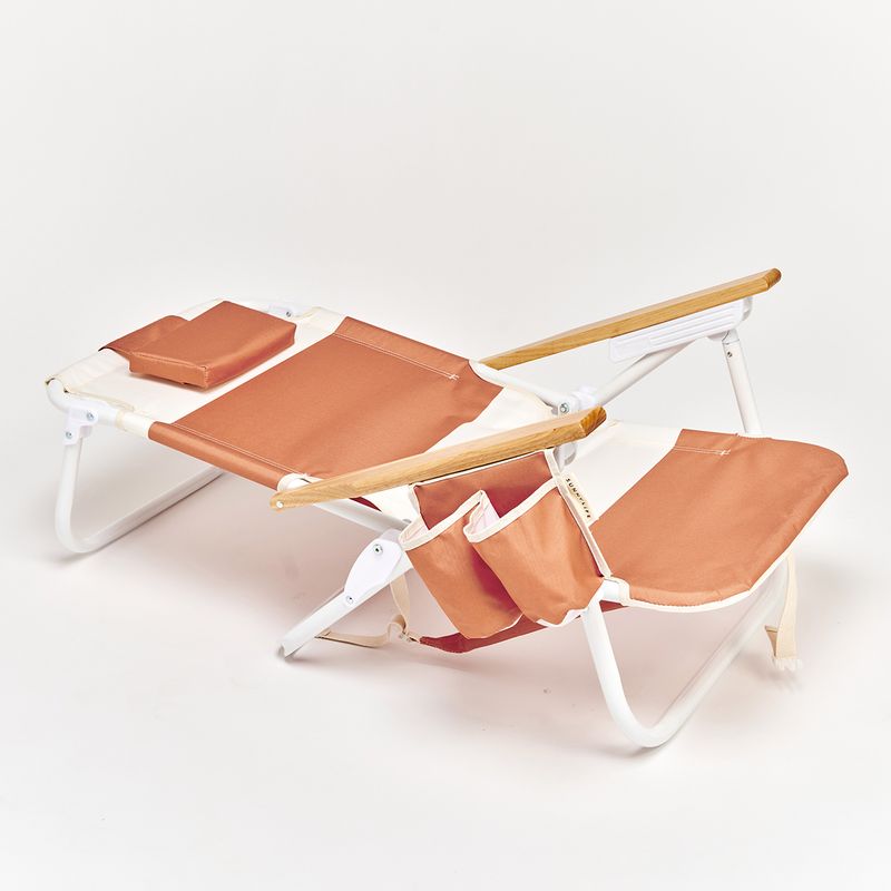Deluxe Beach Chair Tierra Clay Block
