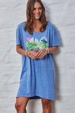 Load image into Gallery viewer, Miami Tee Dress Blue