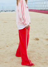 Load image into Gallery viewer, Urban Velour Pant - Red/Pink