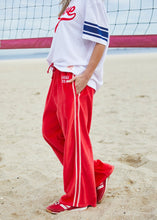 Load image into Gallery viewer, Urban Velour Pant - Red/Pink