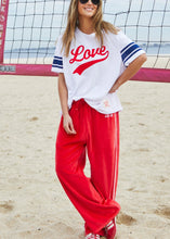 Load image into Gallery viewer, Urban Velour Pant - Red/Pink