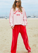 Load image into Gallery viewer, Urban Velour Pant - Red/Pink