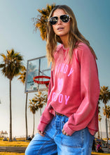 Load image into Gallery viewer, Howdy Cowboy Vintage Wash Sweat Red