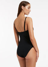 Load image into Gallery viewer, Jetset Minimal Tank One Piece Black