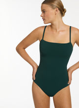 Load image into Gallery viewer, Isla Rib Minimal Tank One Piece - Forest