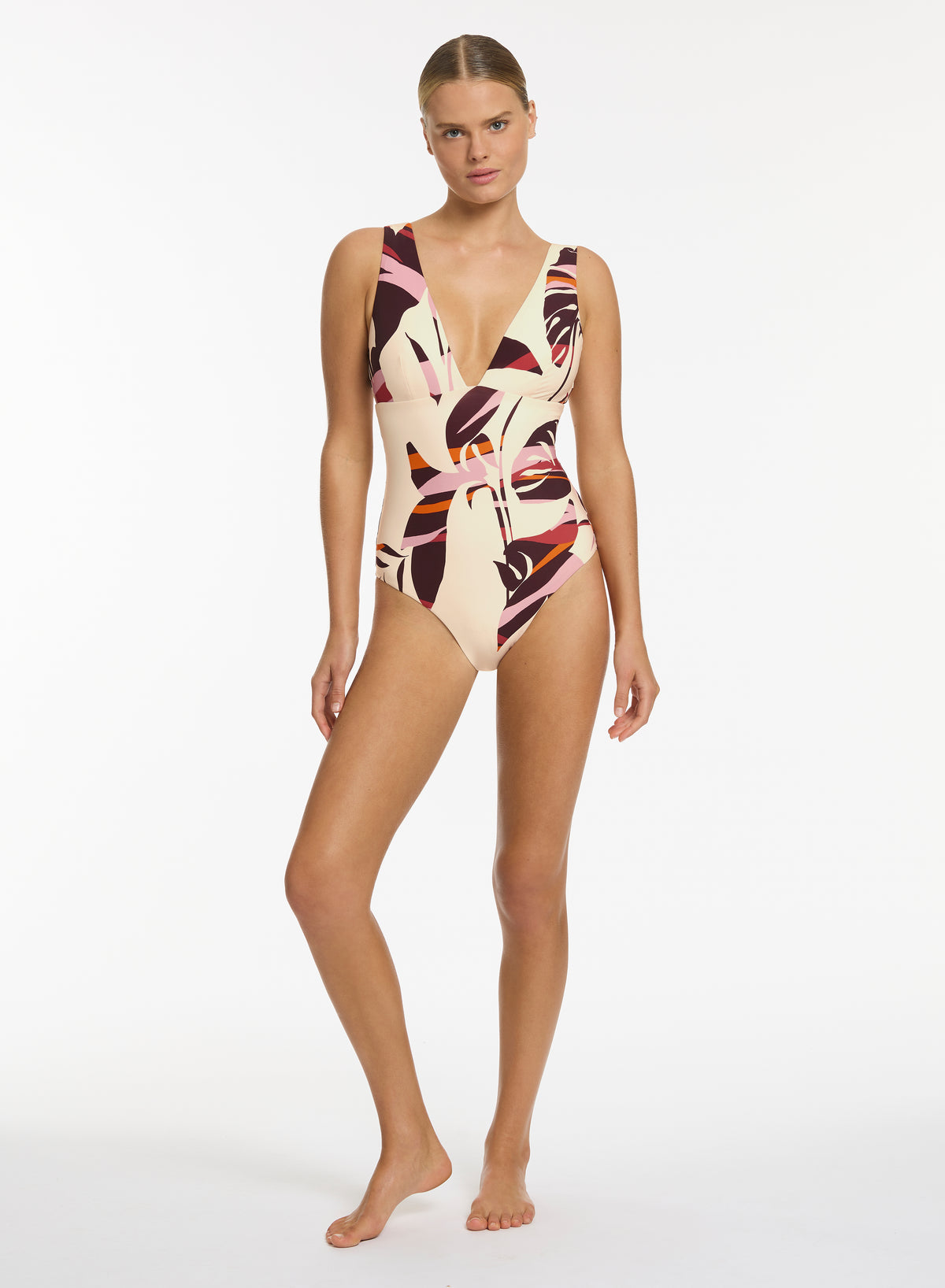 Shadow Palm Plunge One Piece Port