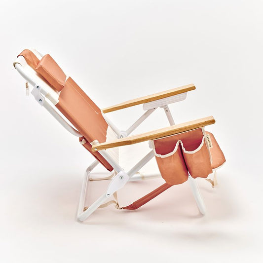 Deluxe Beach Chair Tierra Clay Block