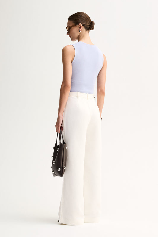 Hayes Knit Top Pale Blue