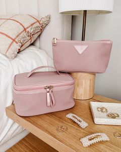 Paris Iggy Cosmetic Case Set Blush Pink