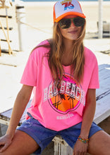 Load image into Gallery viewer, Vintage Beach Tee Hot Pink