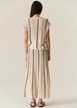 Load image into Gallery viewer, Tedd Knit Tee Ivory/Pink