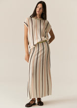 Load image into Gallery viewer, Tedd Knit Tee Ivory/Pink