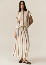 Load image into Gallery viewer, Tedd Knit Tee Ivory/Pink