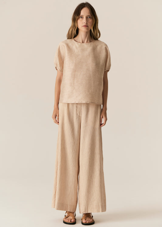 Stelle Pant Red/Natural Stripe
