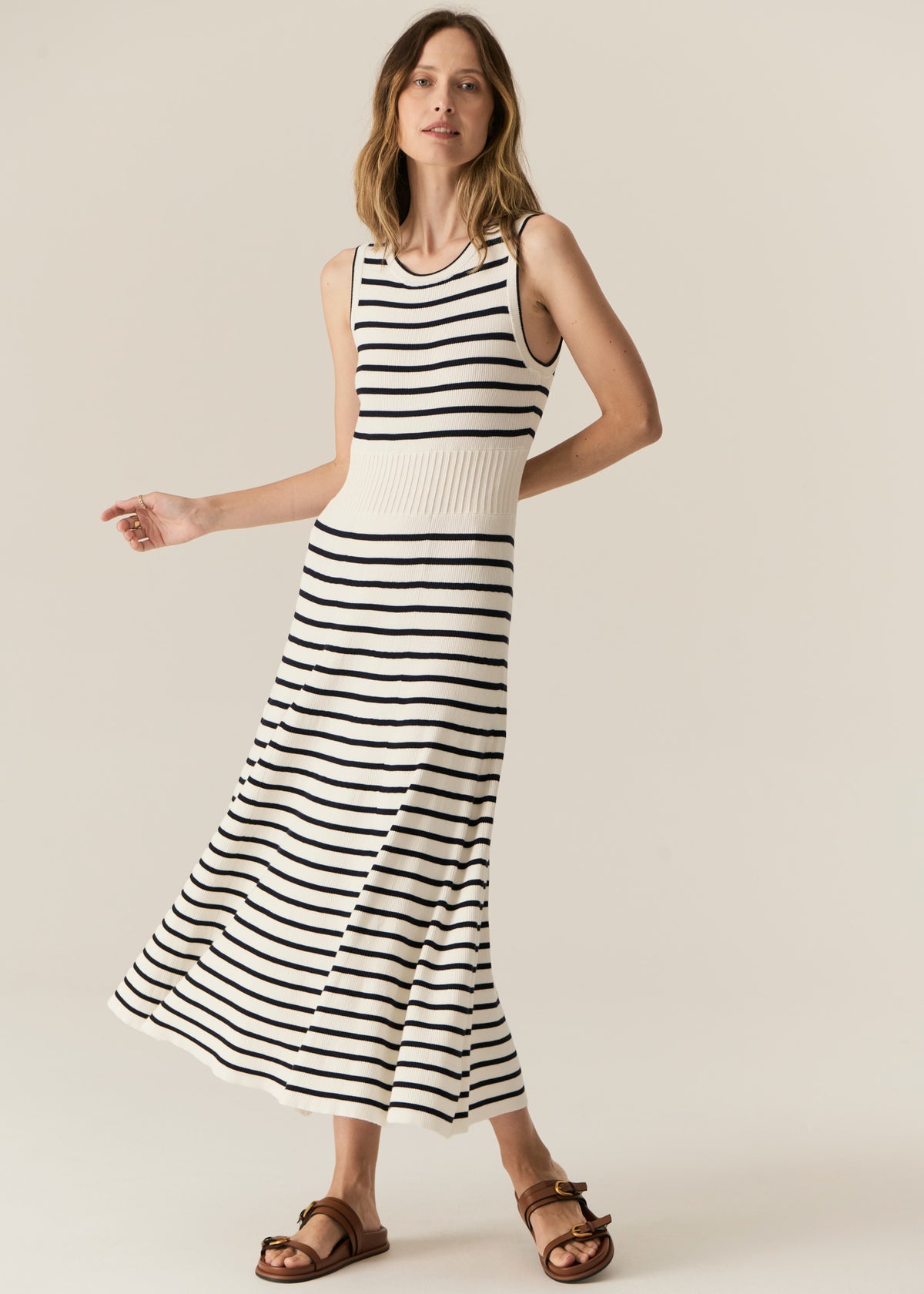 Luca Dress White/Ink