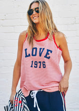 Load image into Gallery viewer, Retro Stripe Tank Red