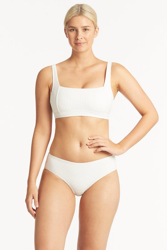 Spinnaker Mid Bikini Pant White