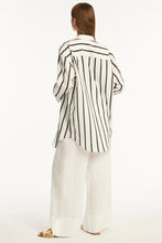 Load image into Gallery viewer, Corfu Stripe Shirt Black