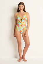 Load image into Gallery viewer, Madison Tie Front Multi Fit One Piece