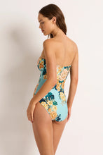 Load image into Gallery viewer, Carmelita Ruched U Wire Bandeau One Piece